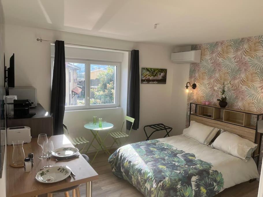 Verdi Studio Cosy Au Calme Parking Gratuit Chasse-sur-Rhône Dış mekan fotoğraf